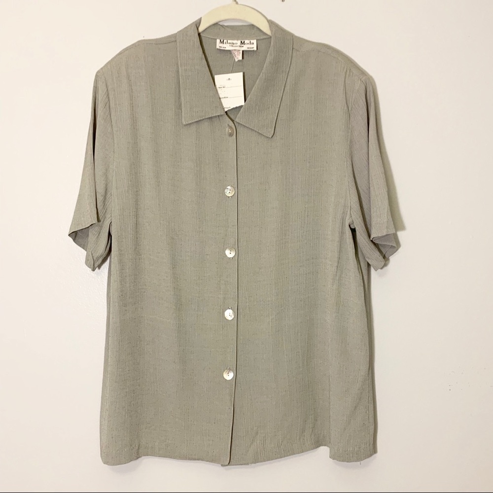 VTG NWT Milano Moda Collection shirt Size XL